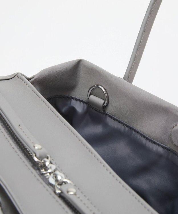 TOPKAPI 【Breath TOPKAPI】ALINE アライン ナイロン ボストン ミニ トートバッグ　軽量 / 肩掛け / 大容量 / 通勤 グレー