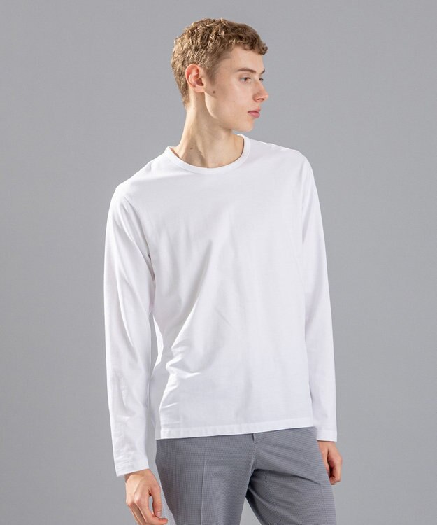 JOSEPH HOMME スビンソフトジャージー　クルーネック長袖Ｔシャツ ホワイト系