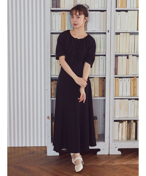 earth music&ecology ジャガードプルオーバー Black