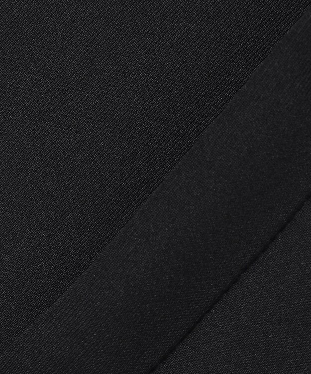 UNFILO L BEAUTY FORM JERSEY light スナップカーディガン ブラック