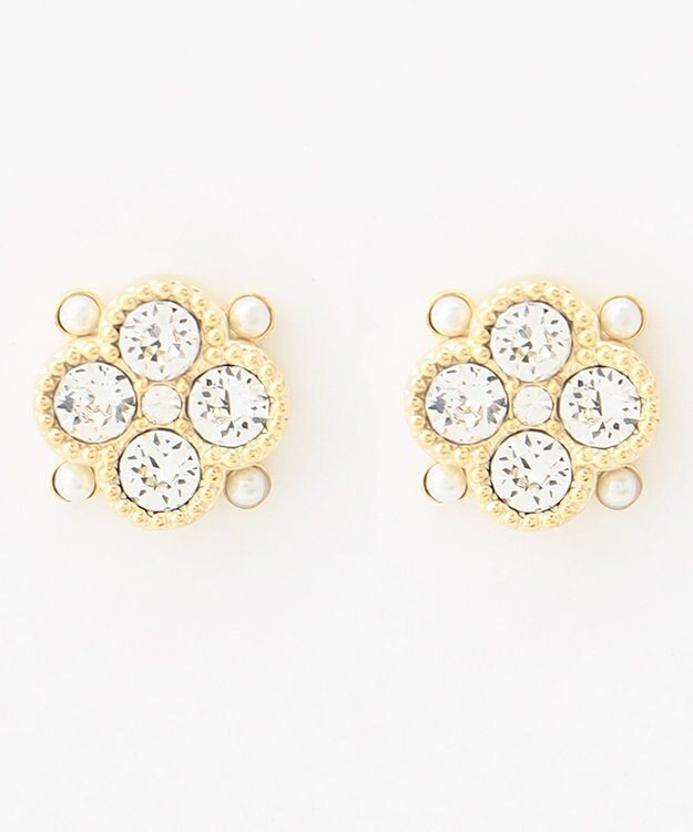 TOCCA CLOVER BIJOUX PIERCED EARRINGS ピアス ゴールド系