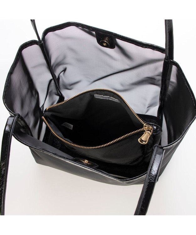 UNBILLION カシュカシュ cachecache / チュールメッシュビッグトート ブラック