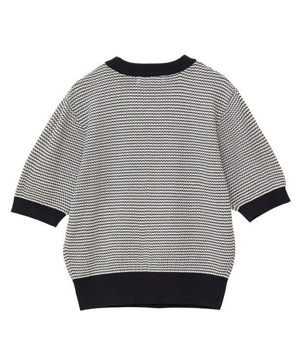 Green Parks ・ｓｗｉｎｇ　ｂｙ　マルチカラージャカードニット Gray