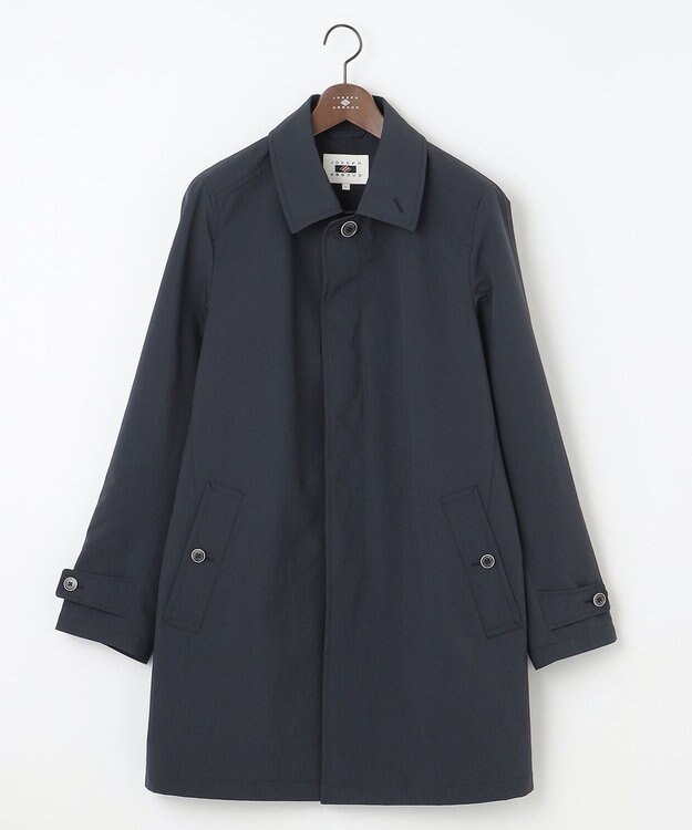 JOSEPH ABBOUD 【キングサイズ・サスティナブル素材/JAPANファブリック/撥水加工/マルチシーン対応】キューブテックス ステンカラー コート ネイビー系
