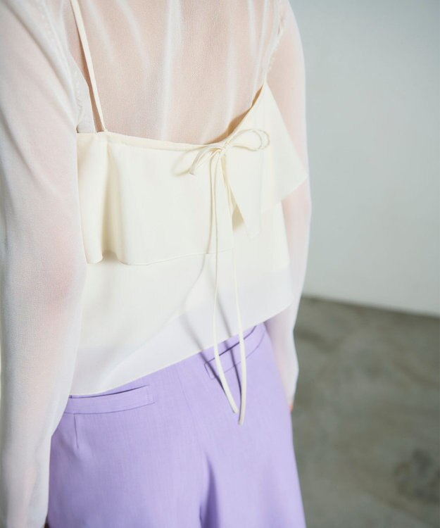 GRACE CONTINENTAL フリルキャミソール キナリ