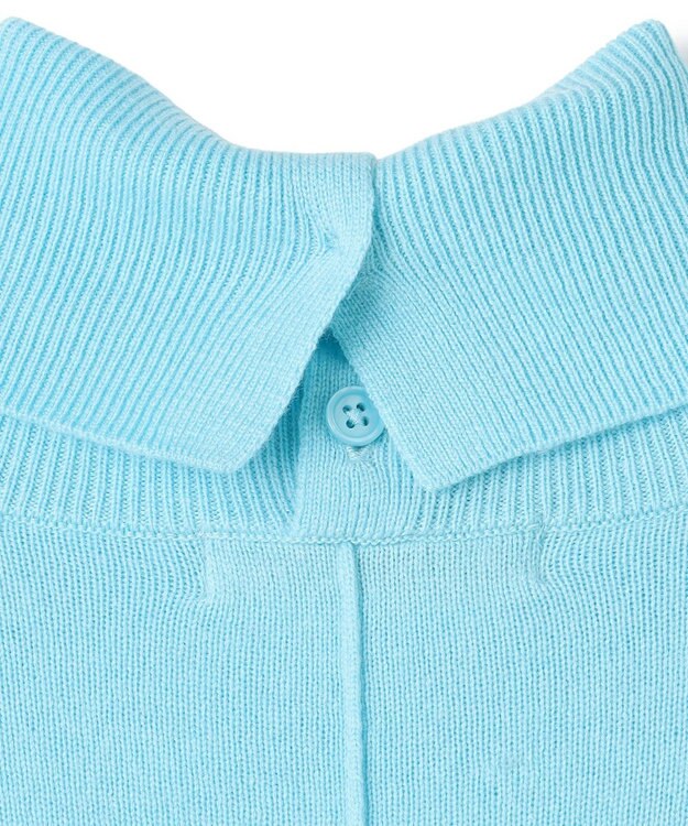 UNFILO カシミヤビスコース ニットタートル サックス