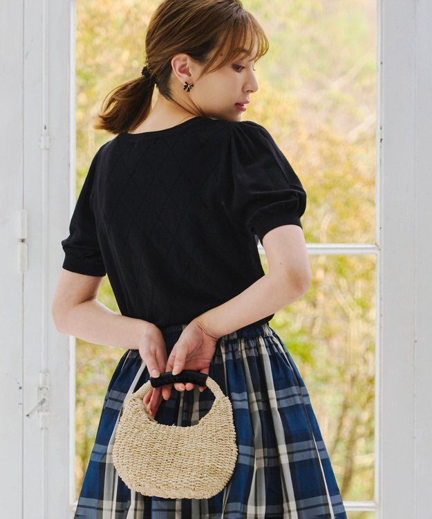 Tiaclasse ハーフムーンミニバッグ ベージュ