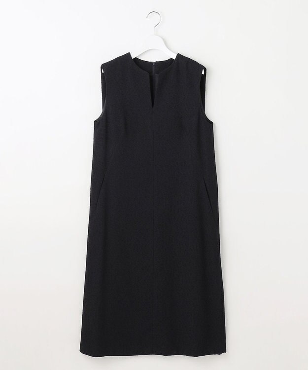 自由区 L 【17号サイズまで展開・カタログ掲載】ブライトリングツイード ジャンパースカート ネイビー