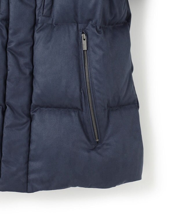 JOSEPH HOMME コマスエード　ダウンコート ネイビー系