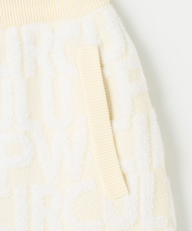 PW CIRCULUS 【WOMEN】【防風/蓄熱】総ロゴ ニット スカート ホワイト系