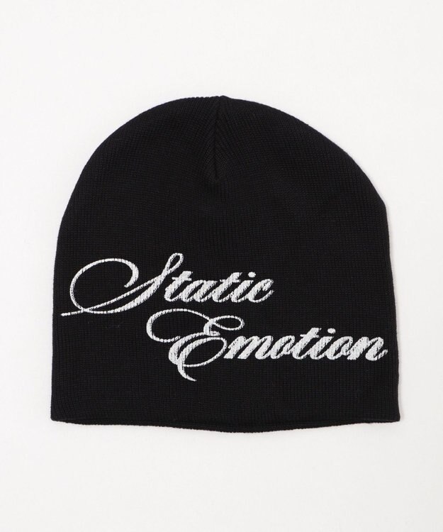 WEGO スプレープリントシングルニットワッチ ブラック