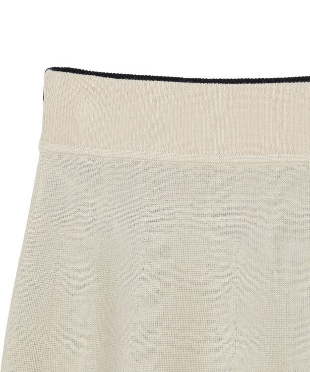 JOSEPH 【洗える】バイカラー　Aラインスカート Quail/Black