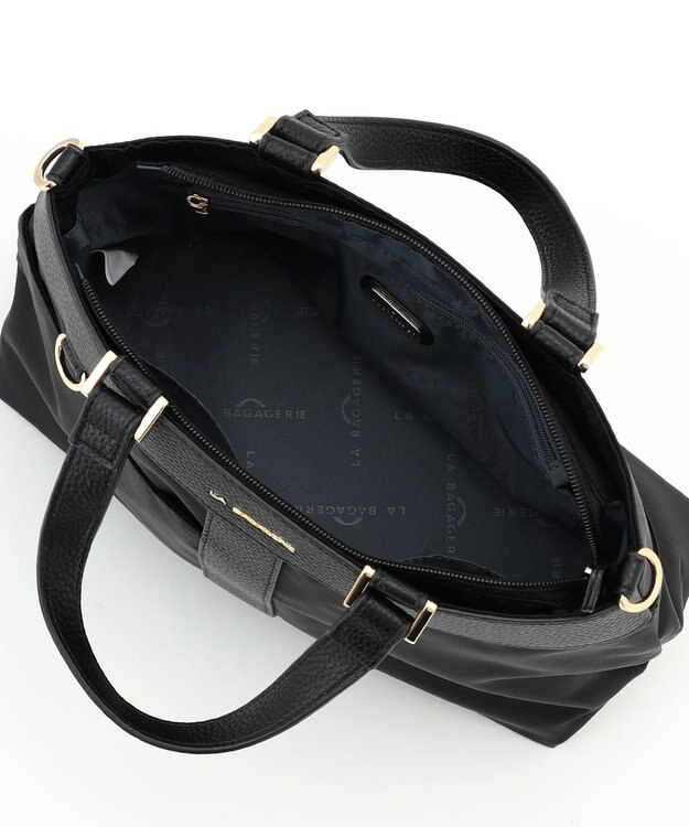 LA BAGAGERIE コンビ2WAYトートバッグ Sサイズ ブラック