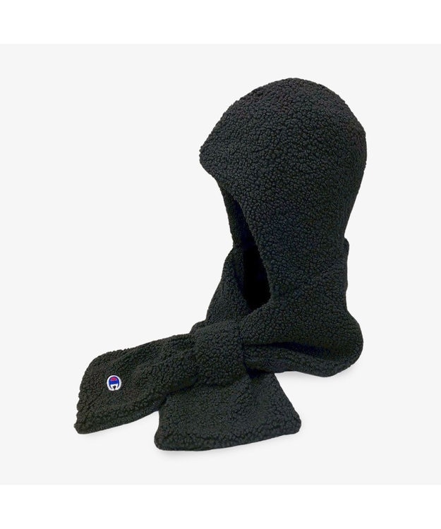 林八百吉商店 Champion　シープボアフーディーマフラー ブラック