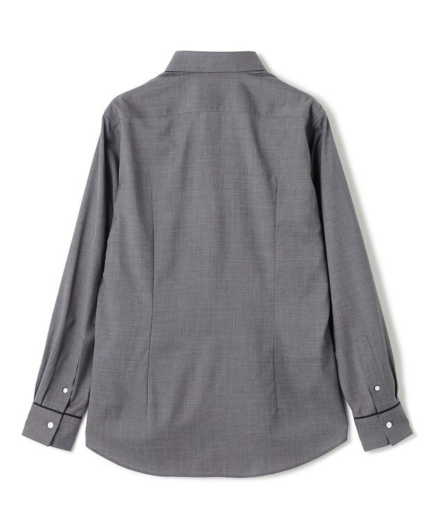 JOSEPH HOMME ACTIVE TROPICAL WOOL SHIRT ライトグレー系