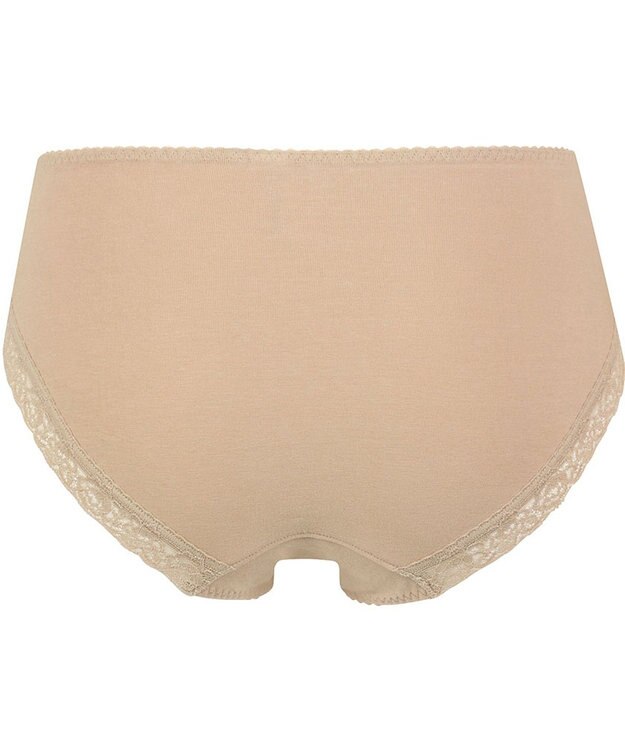 Wing ショーツ KB2060とペア 綿混素材（身生地部） やさしいはきごこち ナチュラルアップブラ はきこみ丈あさめ KF3360 ウイング／ワコール ベージュ