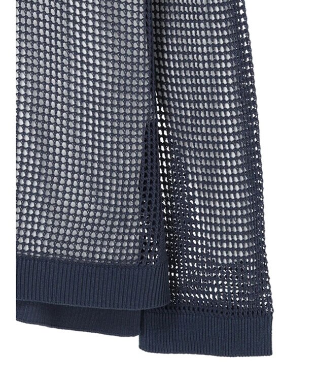 Green Parks ＳＥＴ２点ロンＴ＋メッシュニットプルオーバー Blue