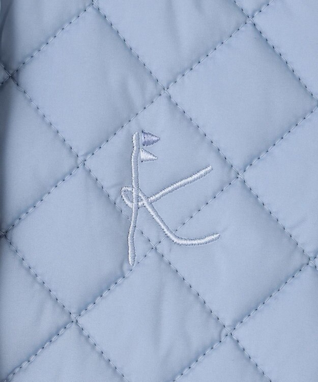 組曲 KIDS 【110-140cm】キルティング 中綿コート マローブルー系