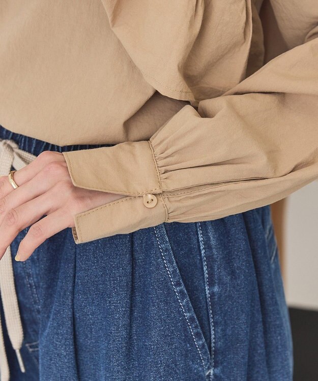 AMERICAN HOLIC フリルVネックブラウス Mocha