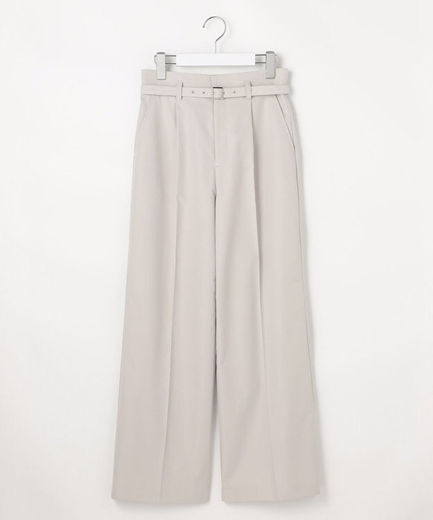 ANY SIS ツイステッドクリアチノワイド パンツ アイボリー