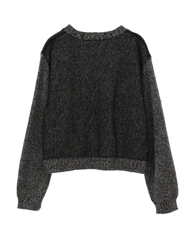 CRAFT STANDARD BOUTIQUE チュールドッキングニットカーディガン Gray