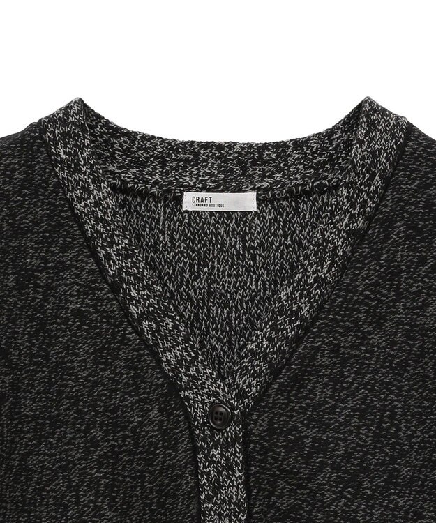 CRAFT STANDARD BOUTIQUE チュールドッキングニットカーディガン Gray