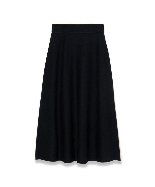 JOSEPH 【洗える】バイカラー　Aラインスカート Quail/Black