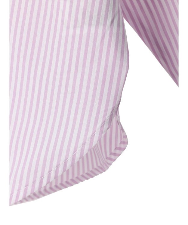 earth music&ecology ドルマンストライプシャツ Stripe Pink