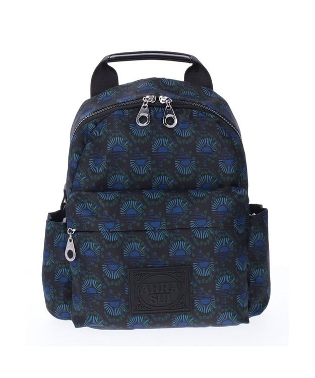 ANNA SUI ジャーニー コンパクトリュック ブルー