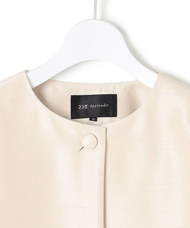 23区 【APPLAUDIR】トリアセシャンタン ジャケット シャンパン