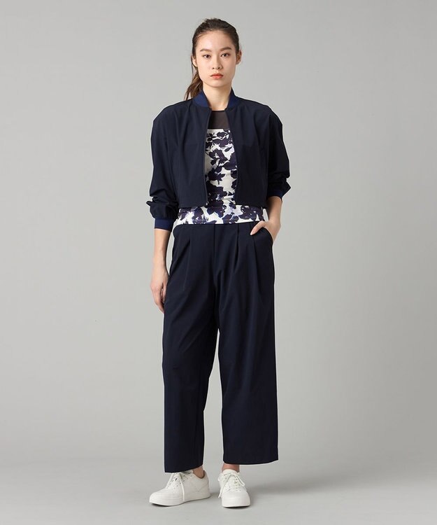 Chacott Chacott BALANCE UVケアタフタジップジャケット ネイビー