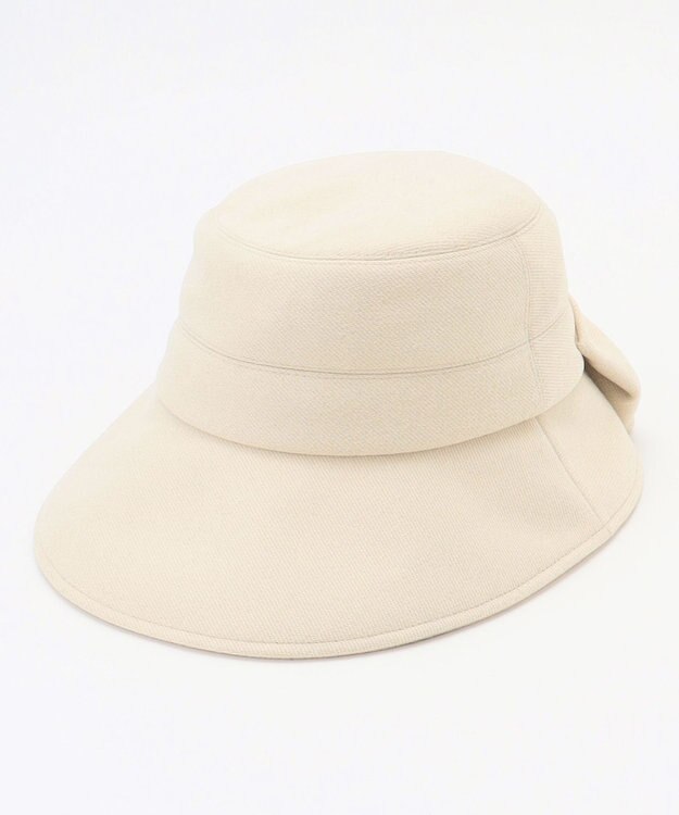 TOCCA 【サイズ調整可】RIBBON KNOT WOOLY BUCKETHAT バケットハット アイボリー系