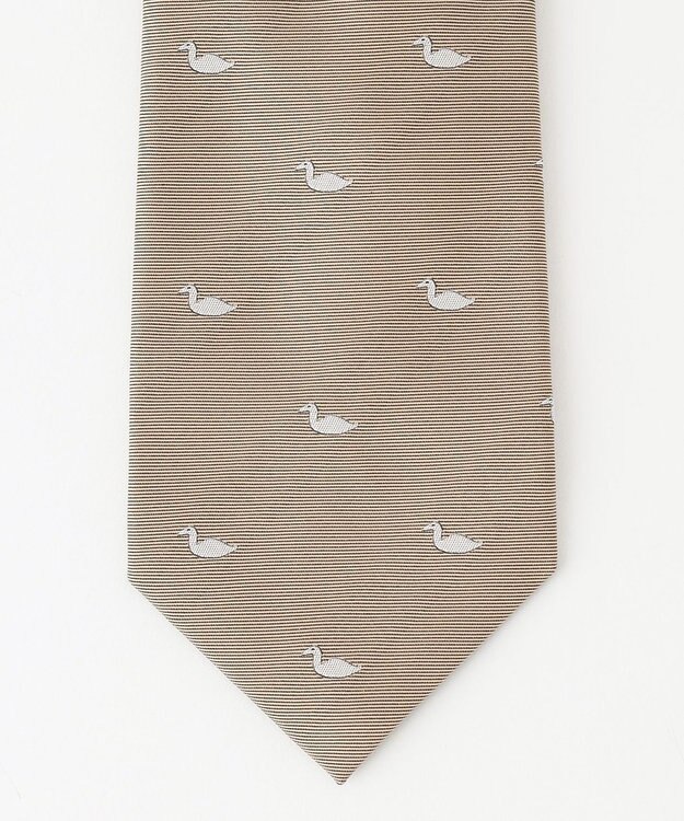 J.PRESS MEN 【J.PRESS STEPHEN WALTERS COLLECTION】鶴モチーフ ネクタイ ベージュ系8