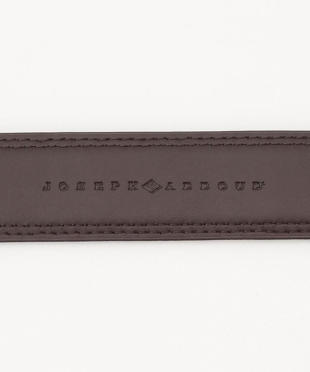 JOSEPH ABBOUD 【サスティナブル/日本製】 ハイエンドレザーベルト ダークブラウン系