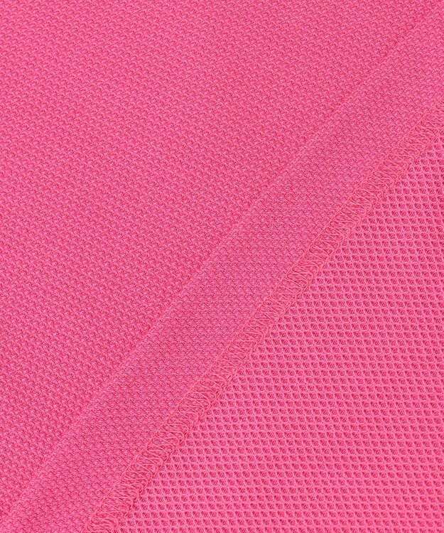 23区GOLF 【WOMEN】【UVケア・吸水速乾】ハニカムカノコ 半袖ポロシャツ ピンク系