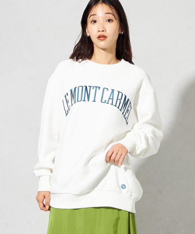 SHARE PARK LADIES 【UNISEX】MVS裏毛クルーネックスウェット（S・Mサイズ） ホワイト