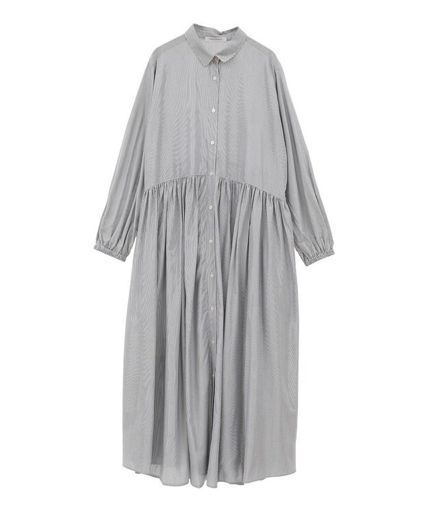 AMERICAN HOLIC サラックールアソートギャザーワンピース Stripe Black