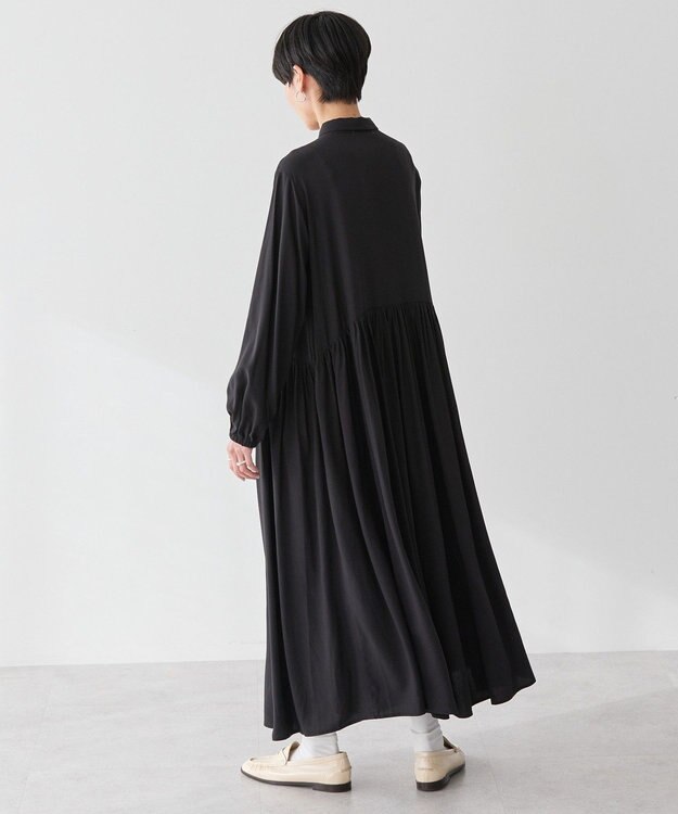 AMERICAN HOLIC サラックールアソートギャザーワンピース Black