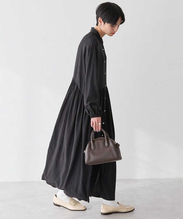 AMERICAN HOLIC サラックールアソートギャザーワンピース Black