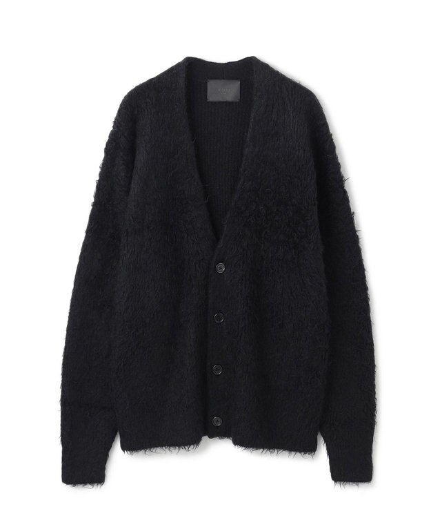 JOSEPH HOMME 【HIGH GRADE LINE】スリーシャギー　カーディガン ブラック系