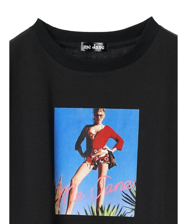 Green Parks ｍｅ　Ｊａｎｅ／フォトプリントボックスＴシャツ Black