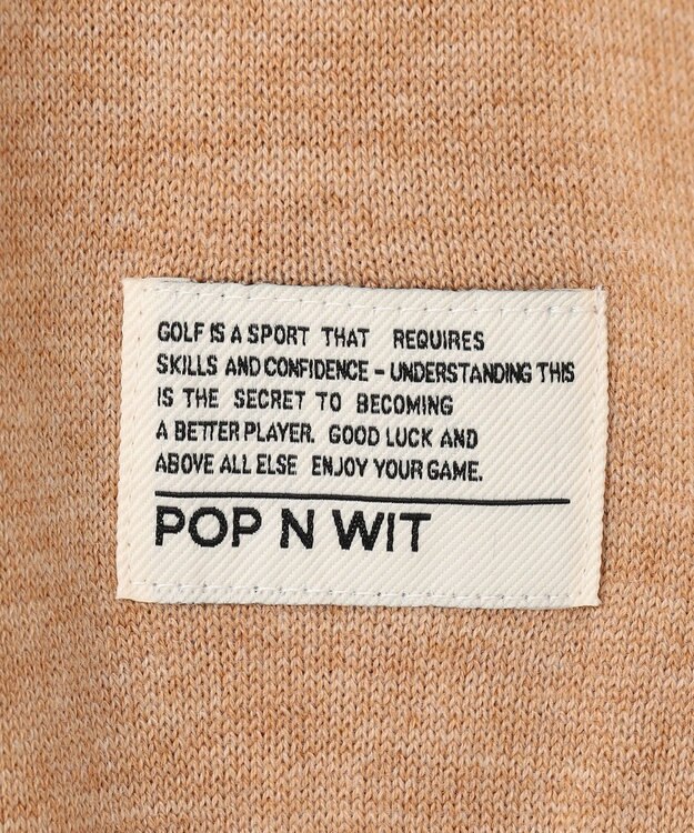 PW CIRCULUS 【MEN】LEOPARD ジャガードニット ベージュ系