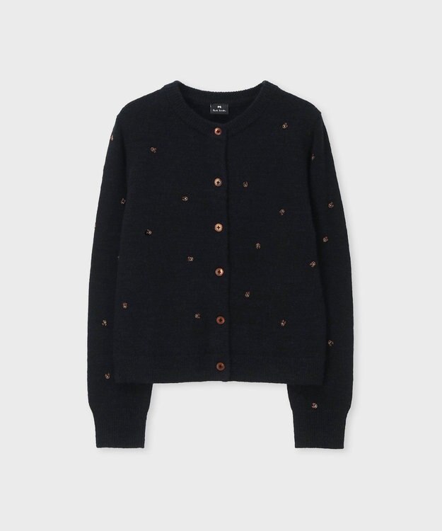 Paul Smith ホースシュー ビーズ カーディガン ブラック