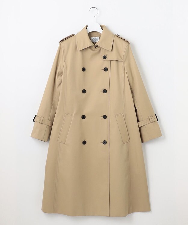 J.PRESS LADIES S 【撥水】ギャバベンタイル トレンチコート キャメル系