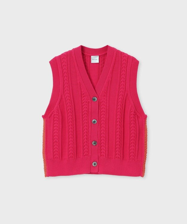 Paul Smith ミックスパターン ニットベスト ローズ