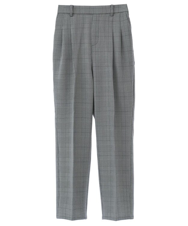 Green Parks きれいシルエットパンツ（テーパード／柄） Check