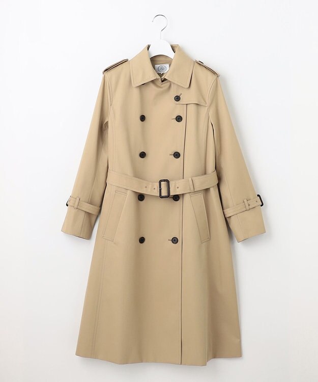 J.PRESS LADIES S 【撥水】ギャバベンタイル トレンチコート キャメル系