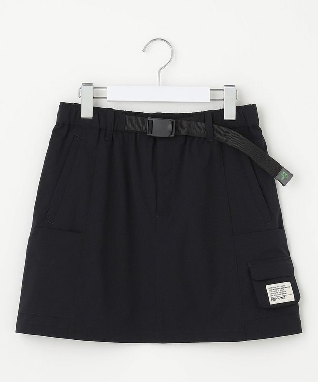 PW CIRCULUS 【高通気 / 軽撥水 / 軽量のDotAir 使用】【WOMEN】カーゴスカート ゴルフウェア レディース ブラック系