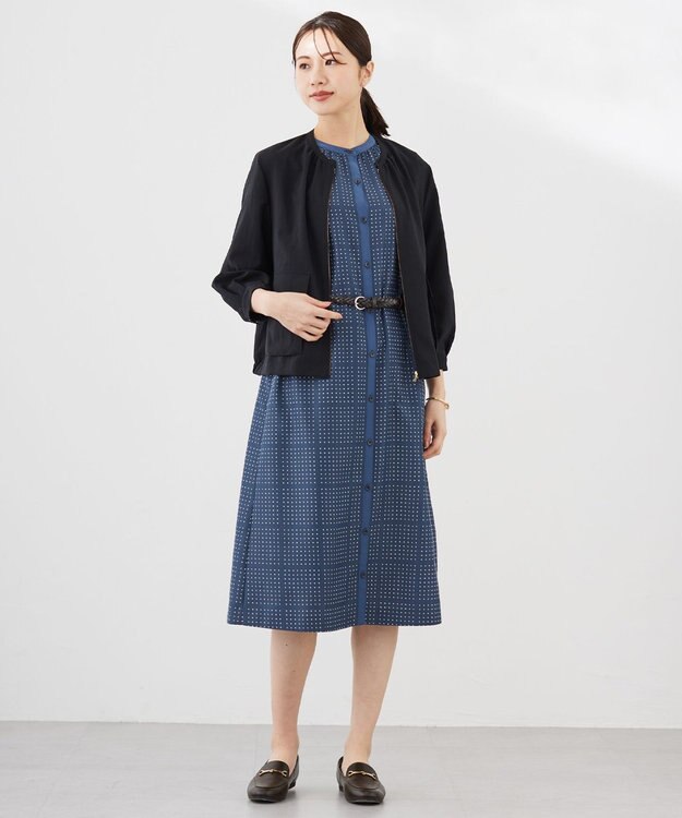 J.PRESS LADIES メッシュ ベルト ダークブラウン系