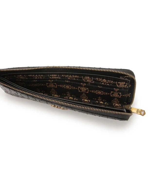 ANNA SUI ドリーミー Lファスナー長財布 クロ